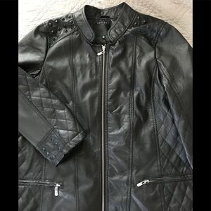 Black faux Leather Jacket